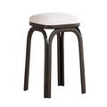 Light Grey Square Stacking Stools with Steel Legs T35966