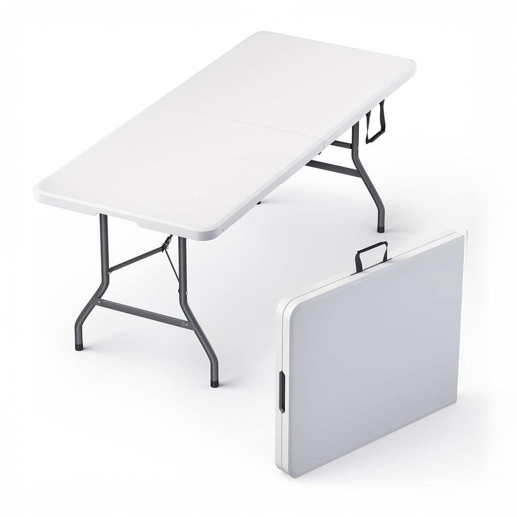 6 Feet Foldable Table with Steel Legs L436