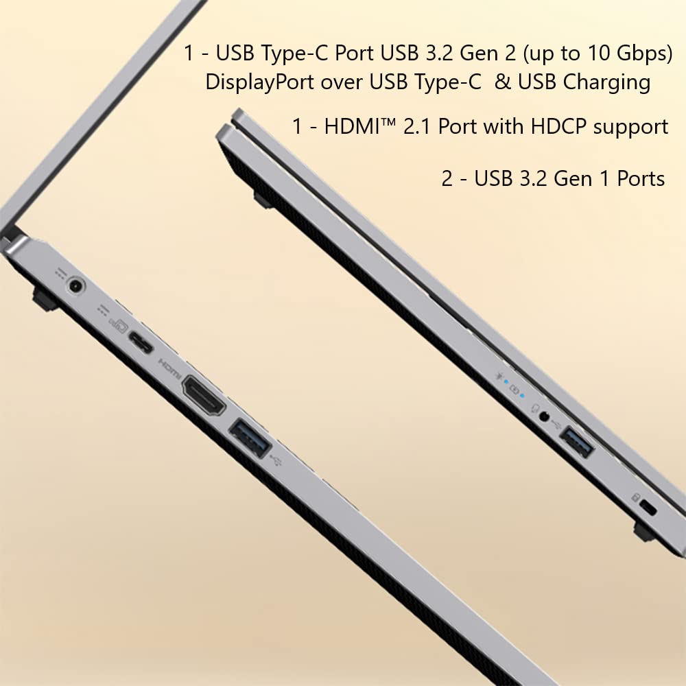 15.6" Full HD IPS Touch Laptop, AMD Ryzen 5, 16GB, 512GB SSD U107