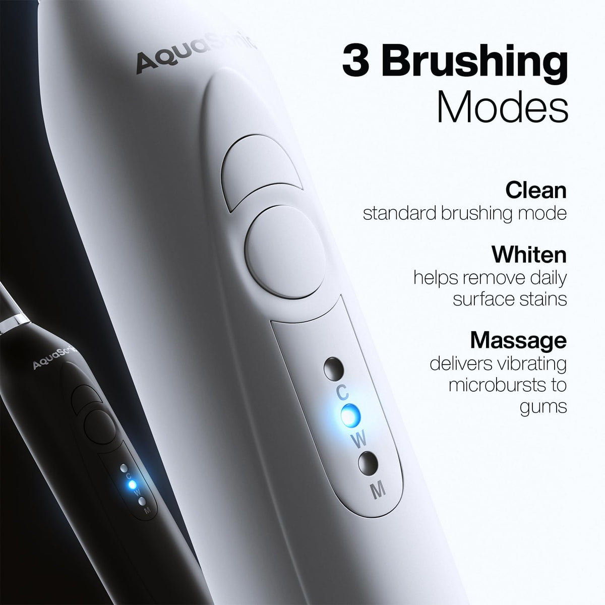 Electric Toothbrushes with 3 Modes and 10 Brush Heads K4782