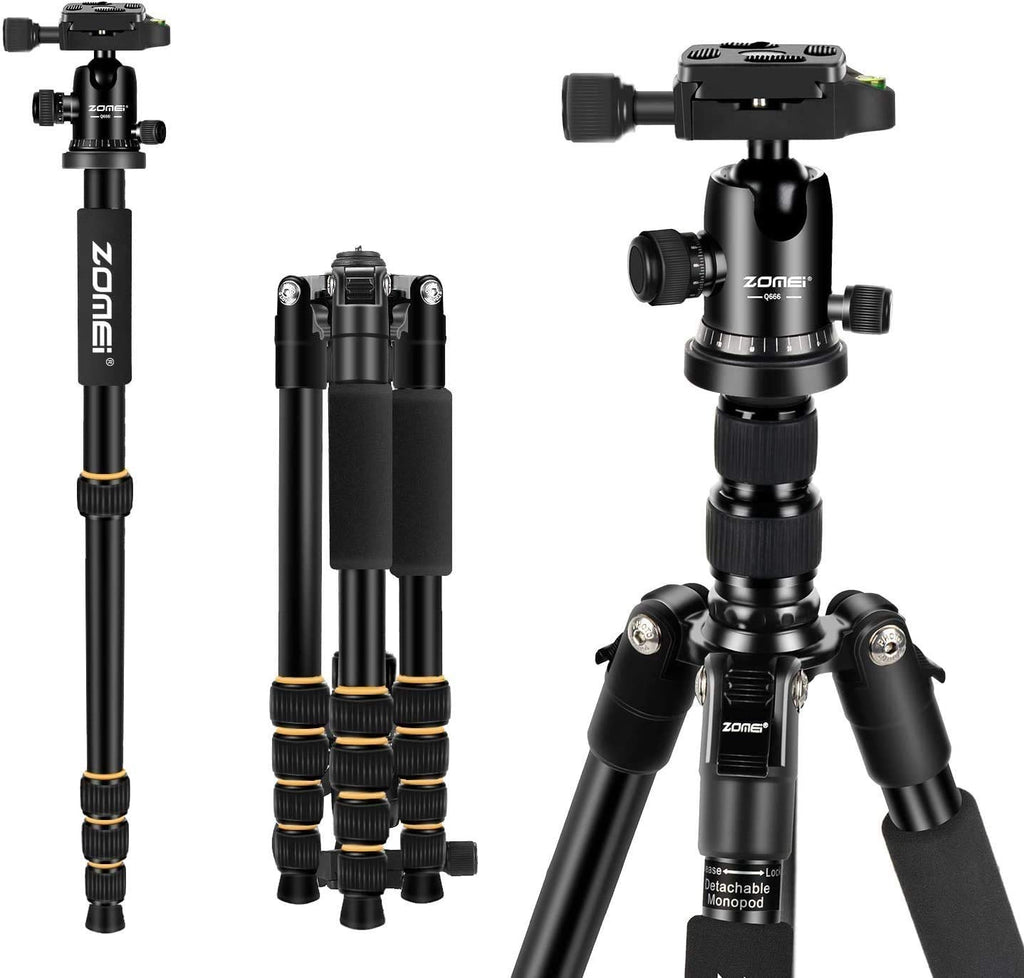Camera Tripod with Ball Head Quick Release Plate and Carrying Case V774491