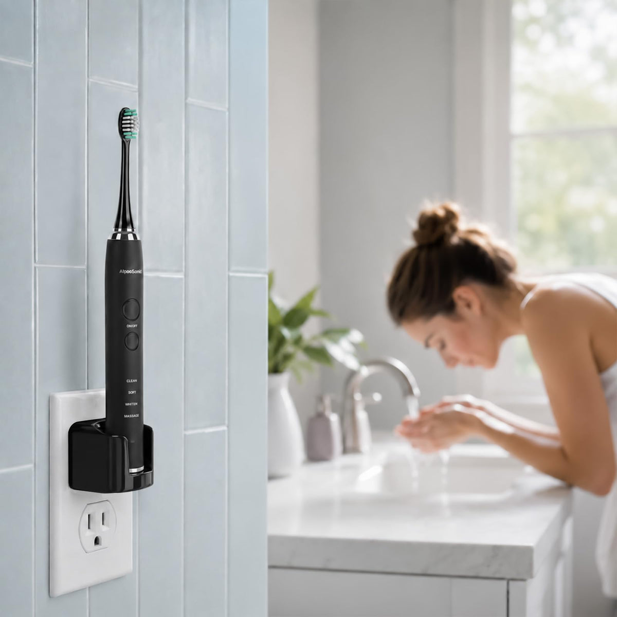 2 Pack Toothbrush Wall Charger H602