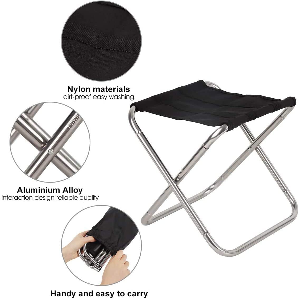 Folding Lightweight Aluminium Camping Chair O29834