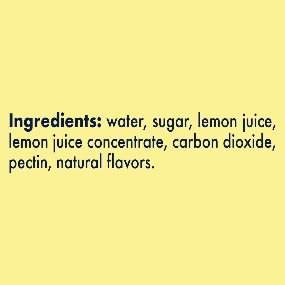 Italian Sparkling Lemon Beverage 24 Pack of 11.15 Fl Oz Cans O6323