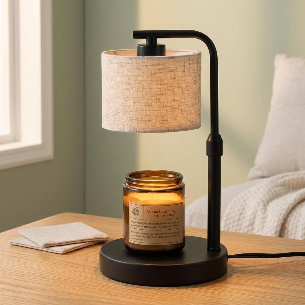 Beige Dimmable Candle Warmer Lamp I180