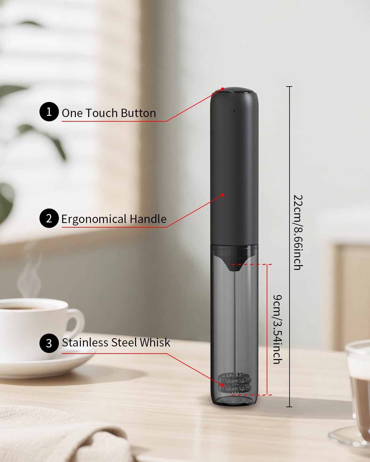 Rechargeable Handheld Milk Frother R1933