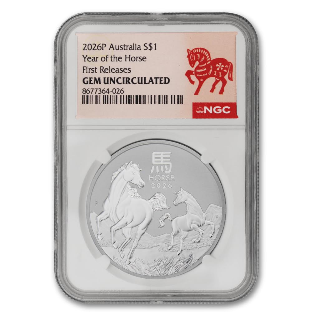1 oz Australian Silver Lunar Year of the Horse Coin L448