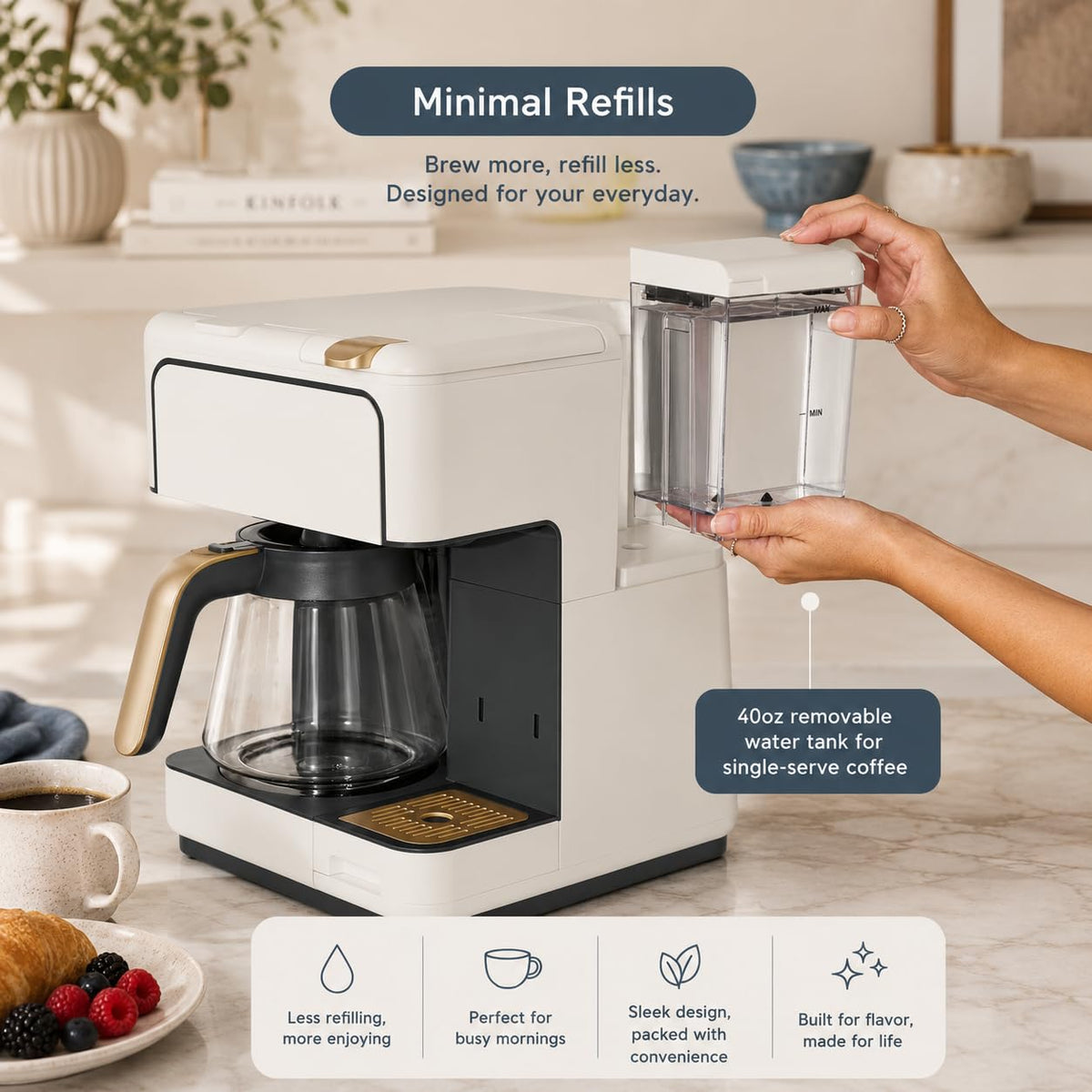 12-Cup Programmable Coffee Maker with Carafe G514216
