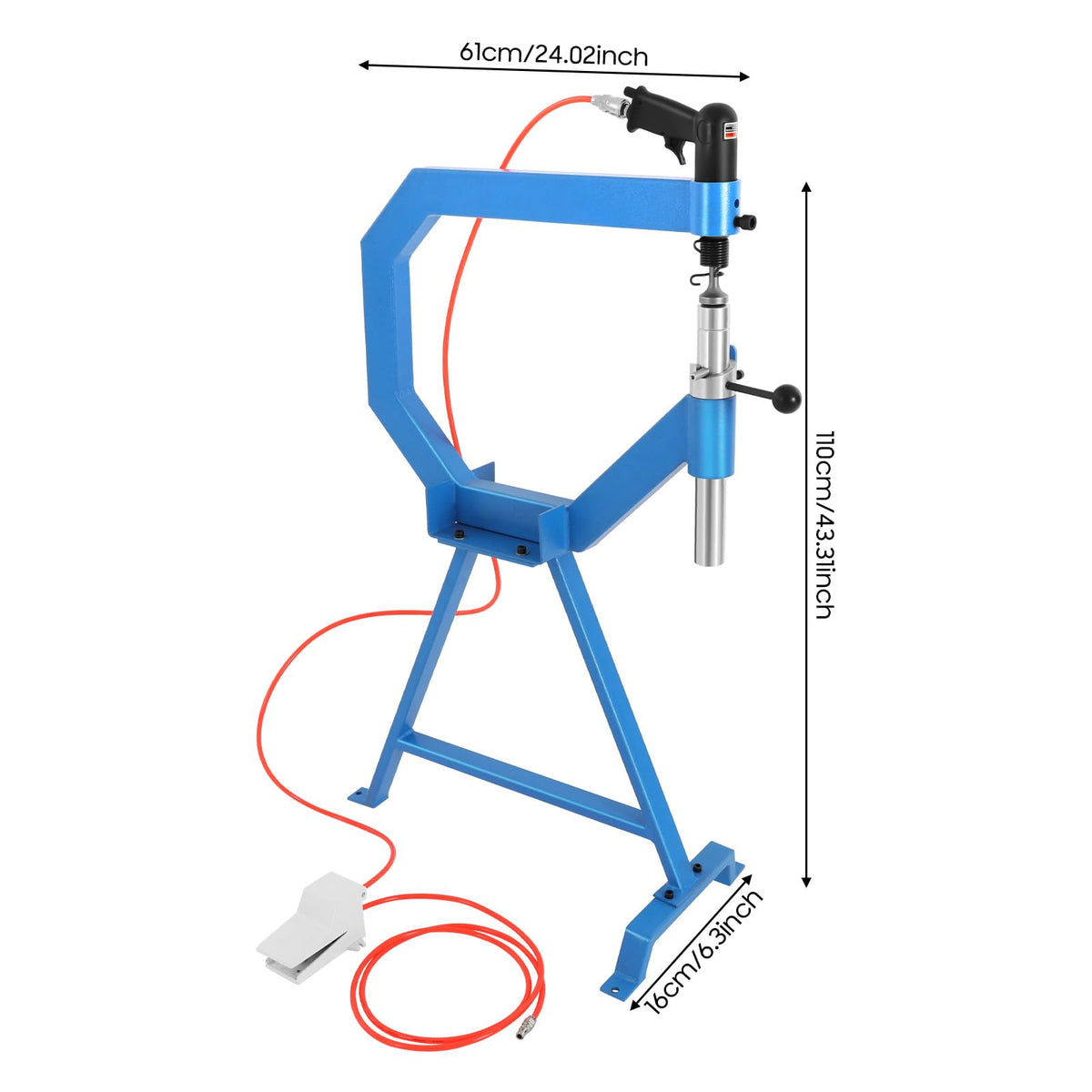 Pneumatic Planishing Hammer with Dies U580