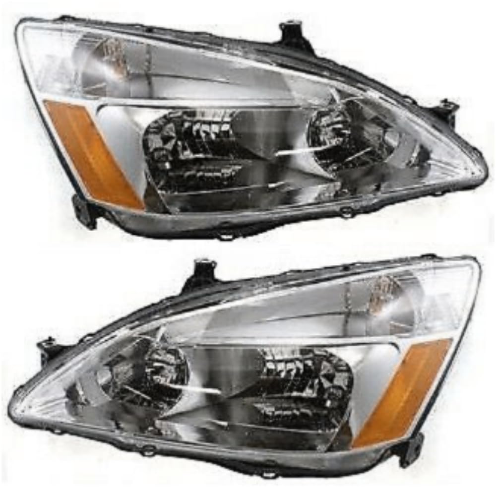 Headlight Set Left Right Clear Lens J205