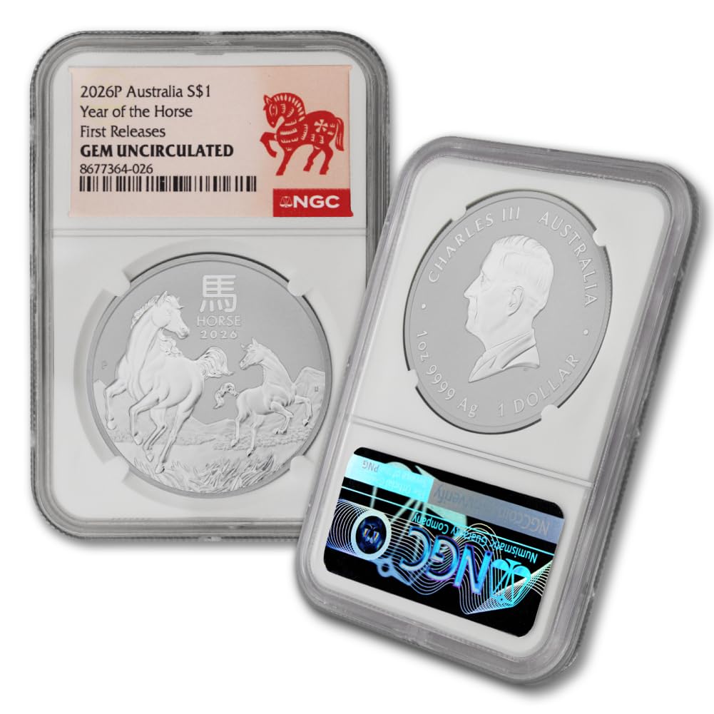 1 oz Australian Silver Lunar Year of the Horse Coin L448