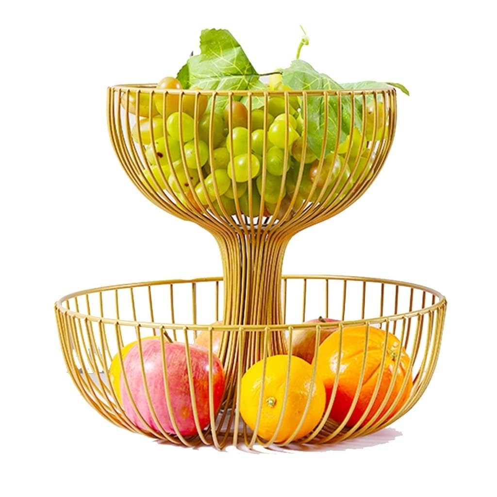 2 Tier Large Capacity Fruit Basket F61689