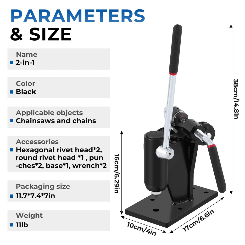 Chainsaw Chain Breaker and Spinner 2-in-1 Repair Tool W99964