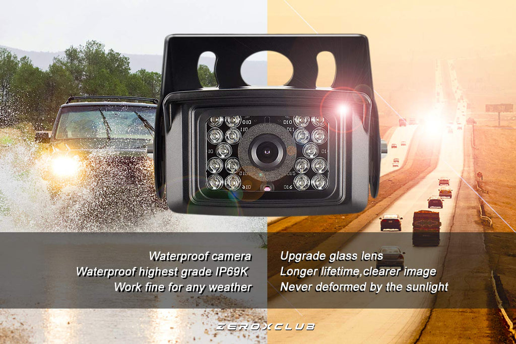 1080P Wireless Backup Camera System Kit with 7'' LCD Monitor Y557134