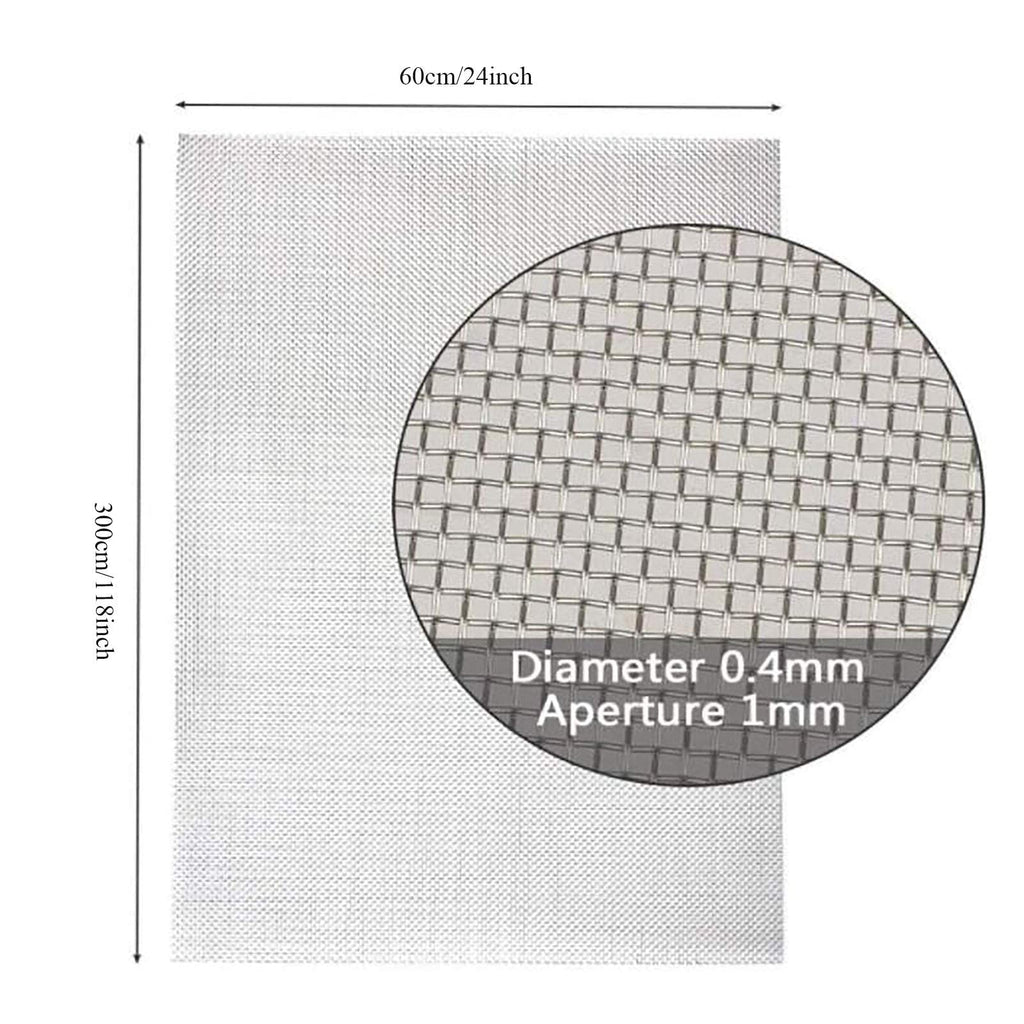 304 Stainless Steel Woven Wire Mesh Window Screen A462