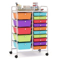 15 Drawer Rolling Storage Cart F4671