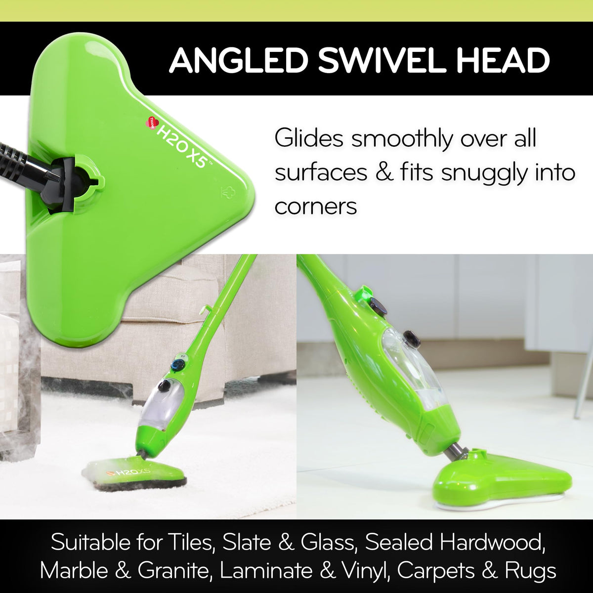 5-in-1 Steam Mop and Handheld Steam Cleaner F5426
