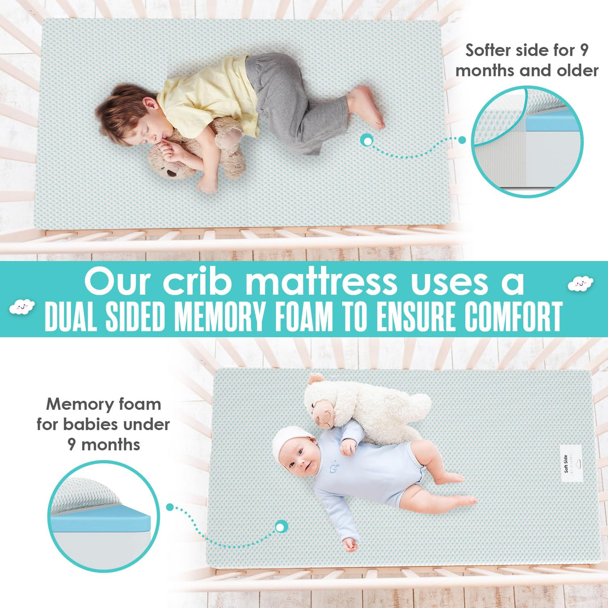 6” Crib Toddler Bed Mattress T52338