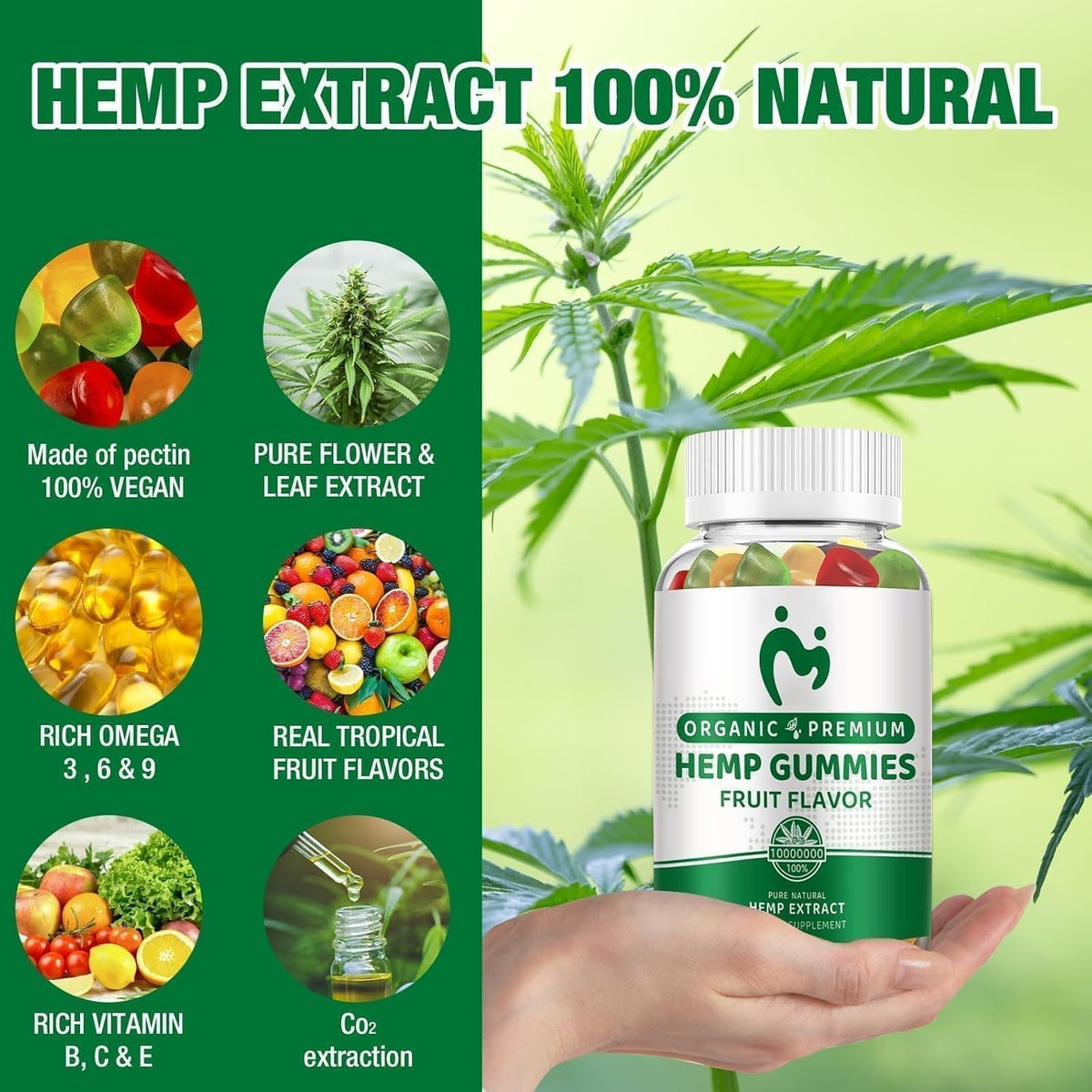 Hemp Gummies 80 Counts J92843