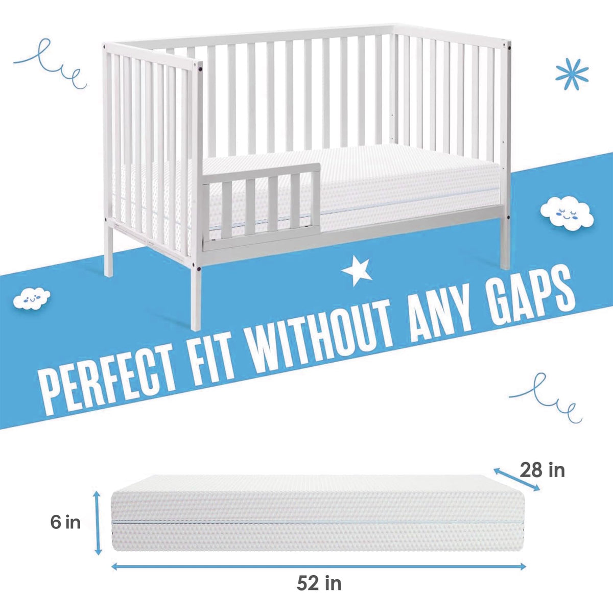 6” Crib Toddler Bed Mattress T52338