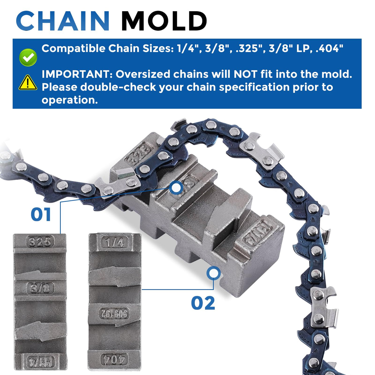 Chainsaw Chain Breaker and Spinner 2-in-1 Repair Tool W99964