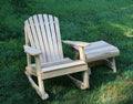 Cedar Adirondack Rocker & Side Table Set Z729753
