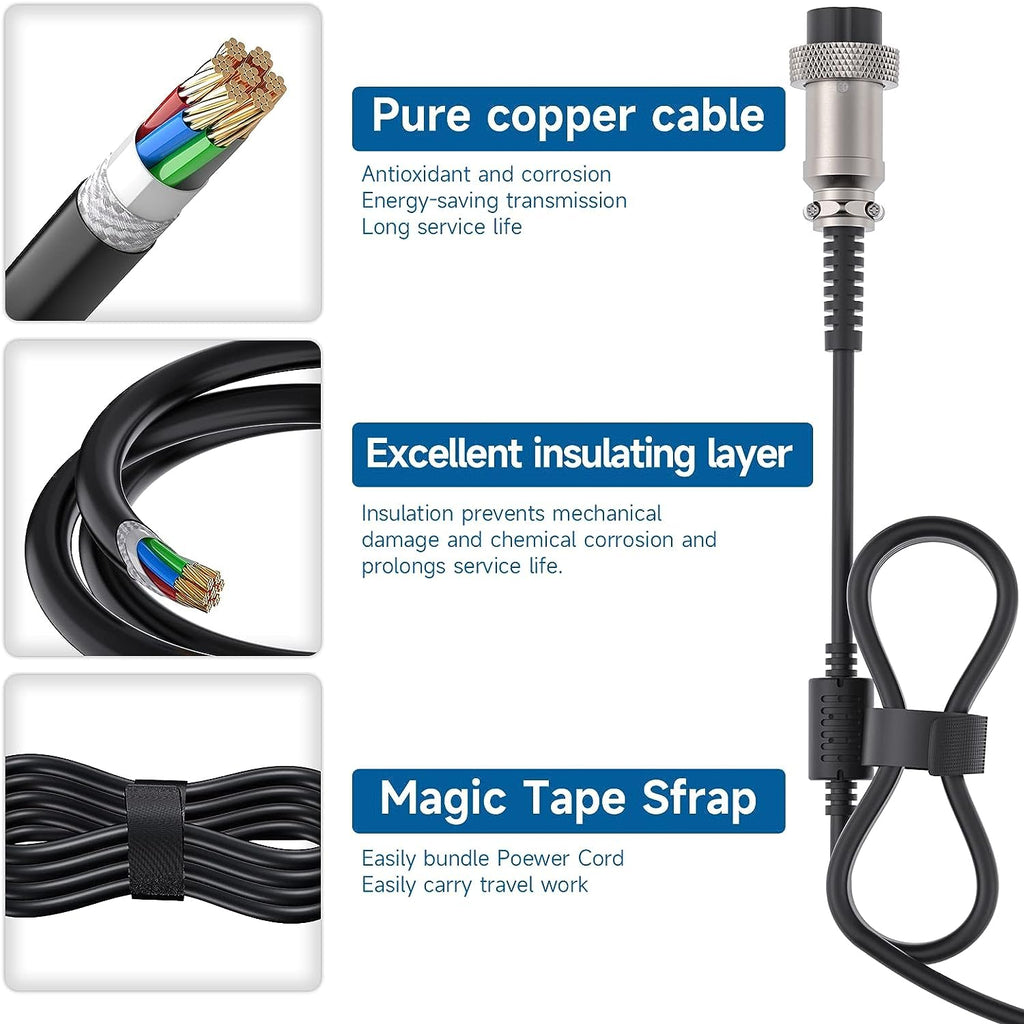 54.6V 2A 3 Prong Scooter Charger for 48V Lithium Battery E2800