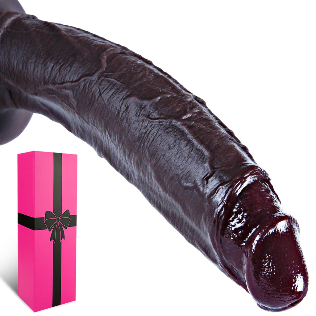 10.6" Dual Density Silicone Dildo Suction Cup P50284