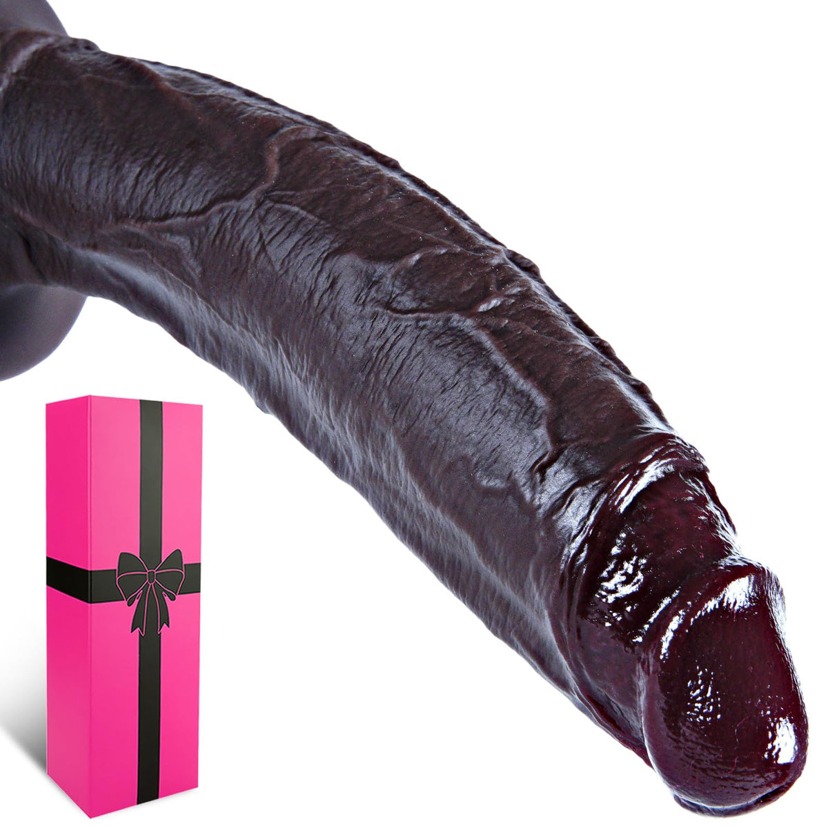10.6" Dual Density Silicone Dildo Suction Cup P50284