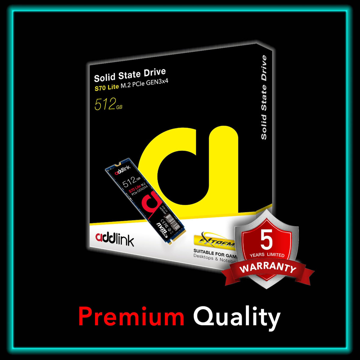 512GB M.2 2280 PCIe 3.0 NVMe Internal Solid State Drive Y112108