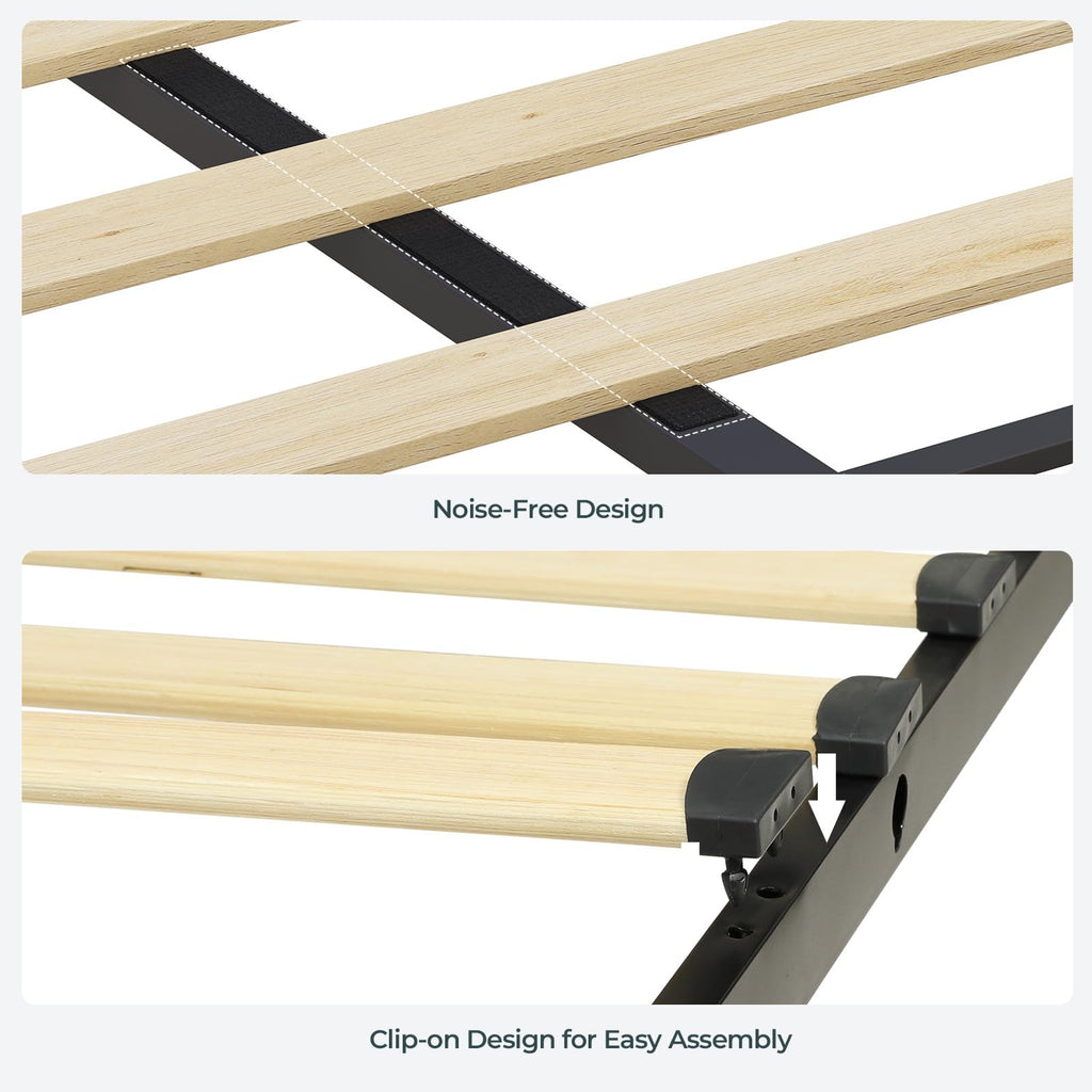 Queen Bed Frame with 4 Storage Drawers J346579