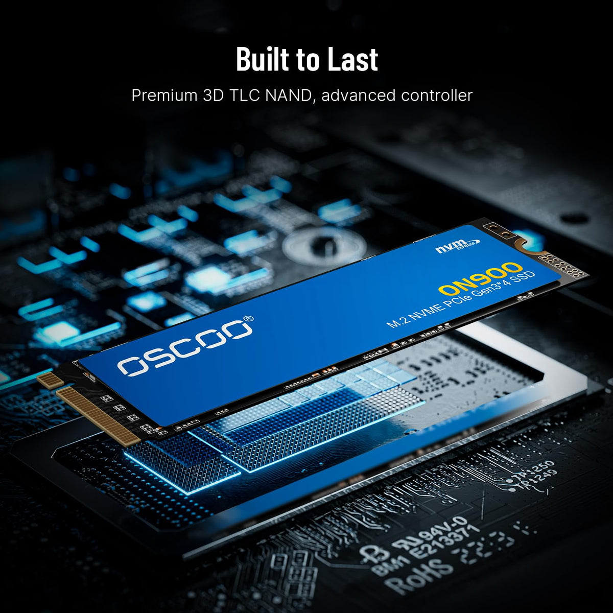 1TB PCIe Gen3.0x4 NVMe M.2 2280 SSD S9022