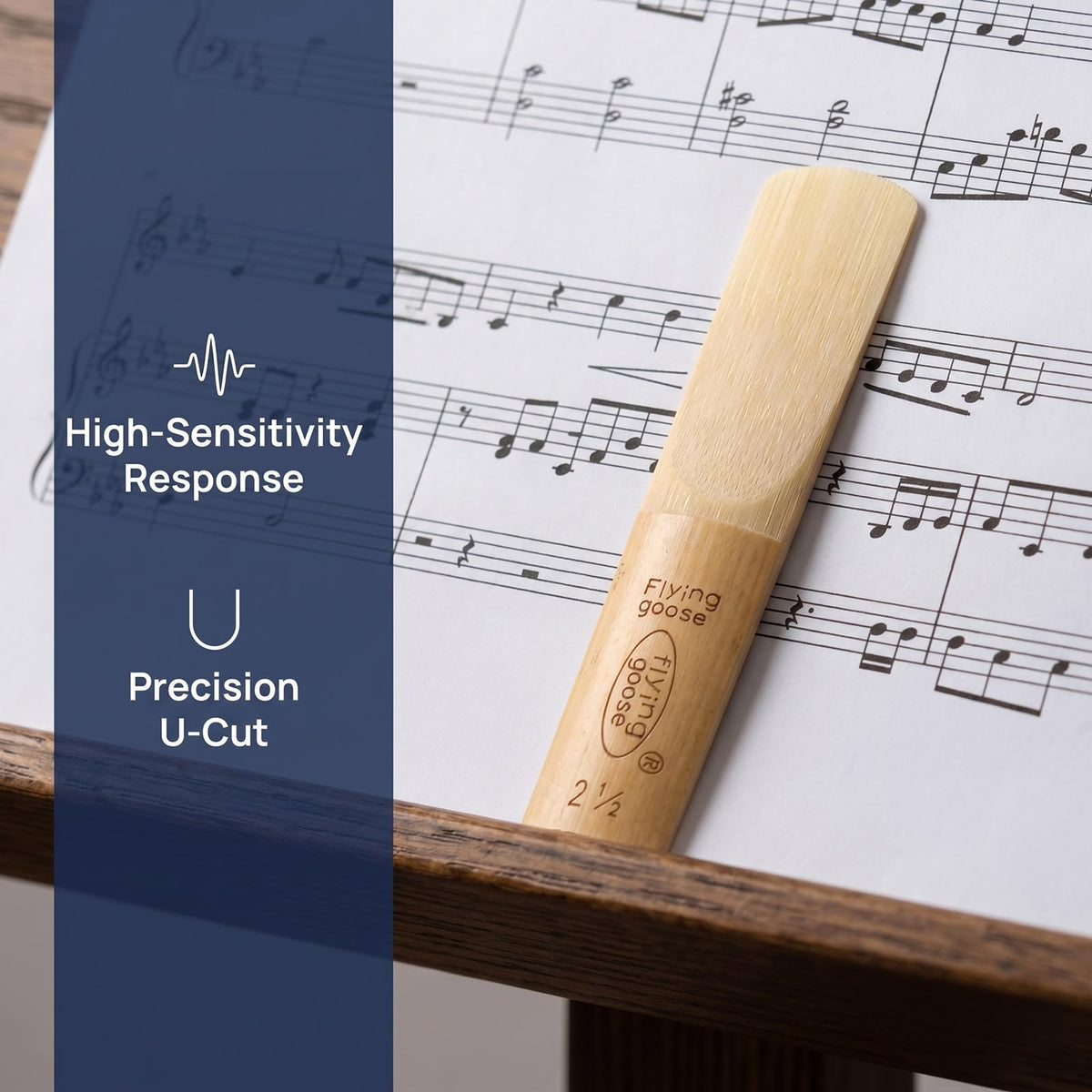 Alto Saxophone Reeds Strength 2.5 Natural Cane 10-Pack R944564