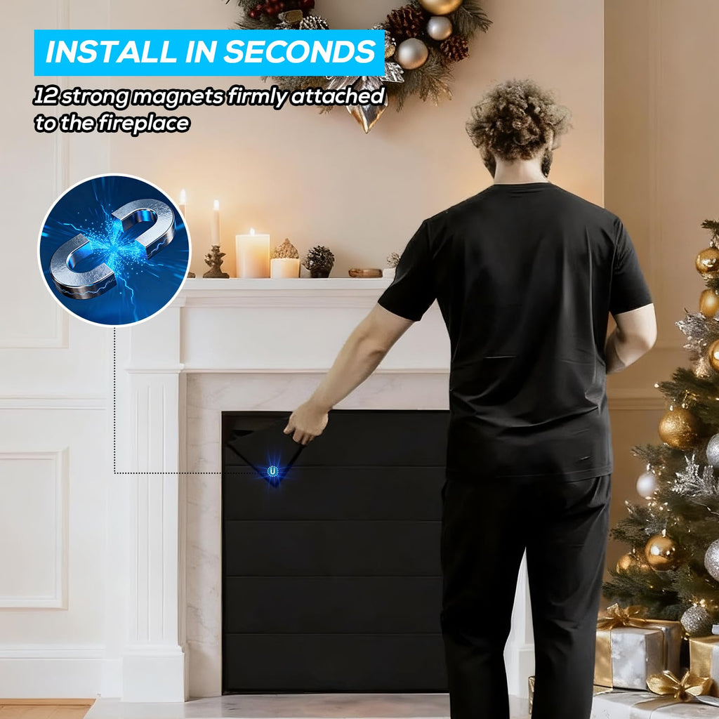 Magnetic Fireplace Cover 36x24 Inch D14347