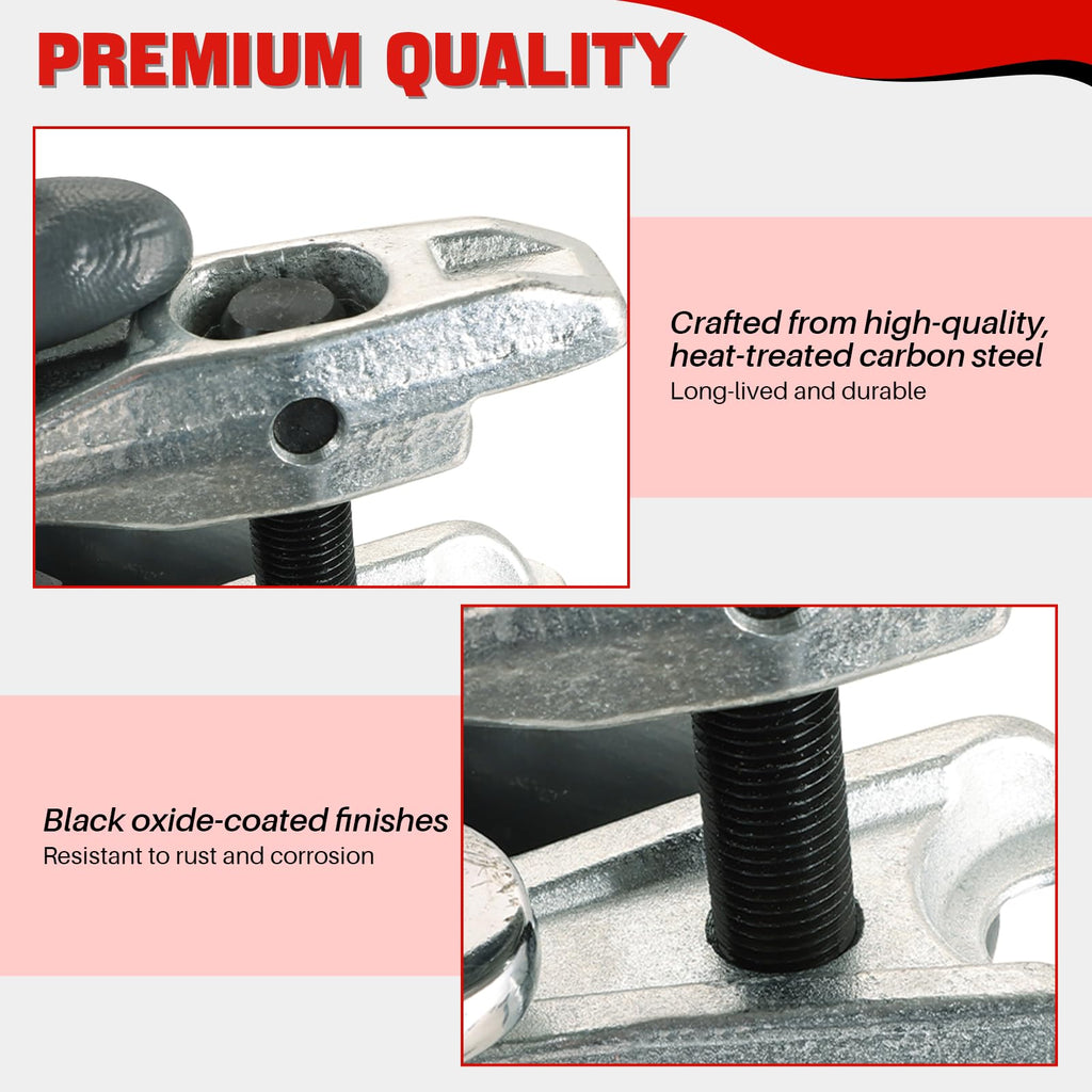 Heavy Duty Disc Brake Caliper Tool Set & Ball Joint Separator Tool Kit I87576