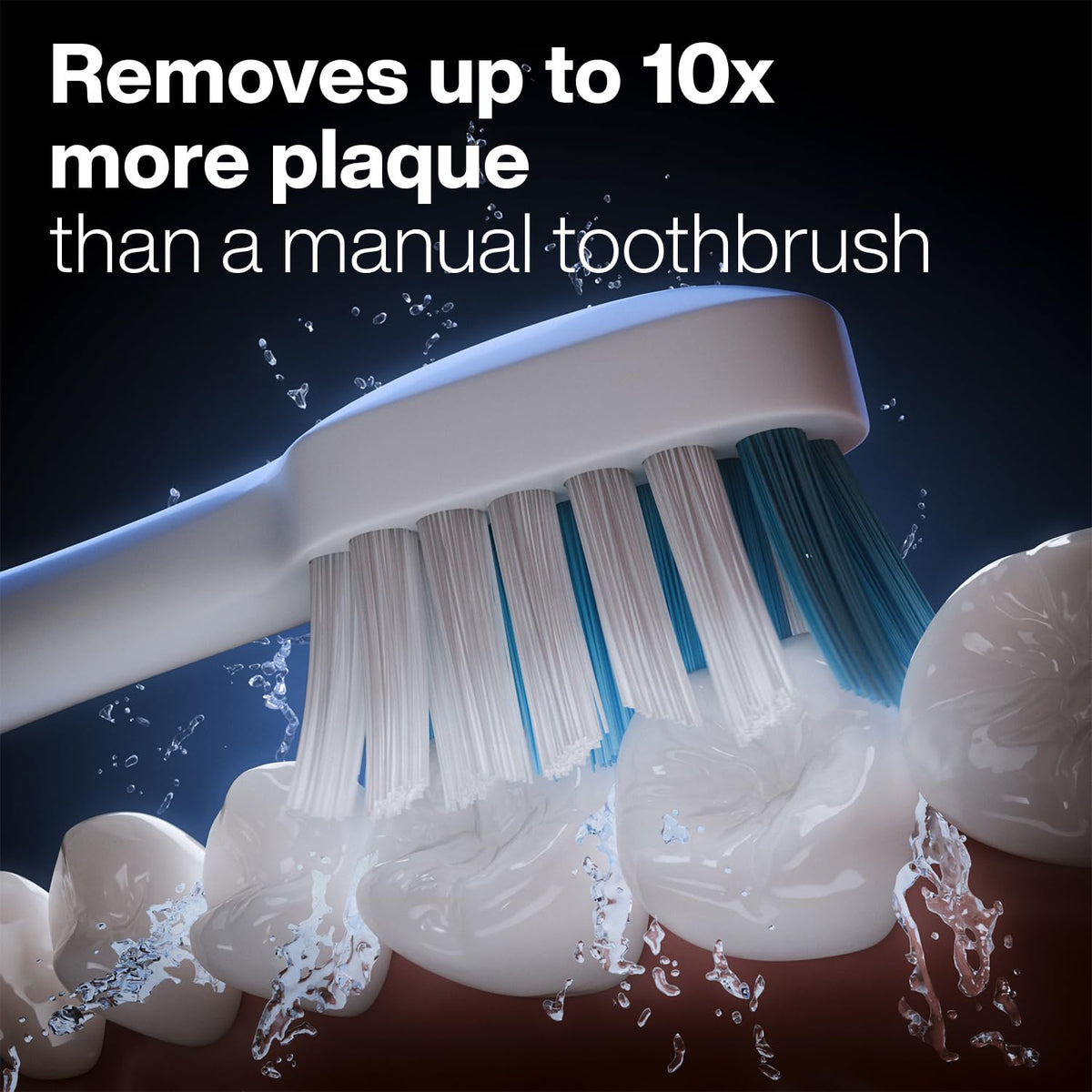 Electric Toothbrushes with 3 Modes and 10 Brush Heads K4782