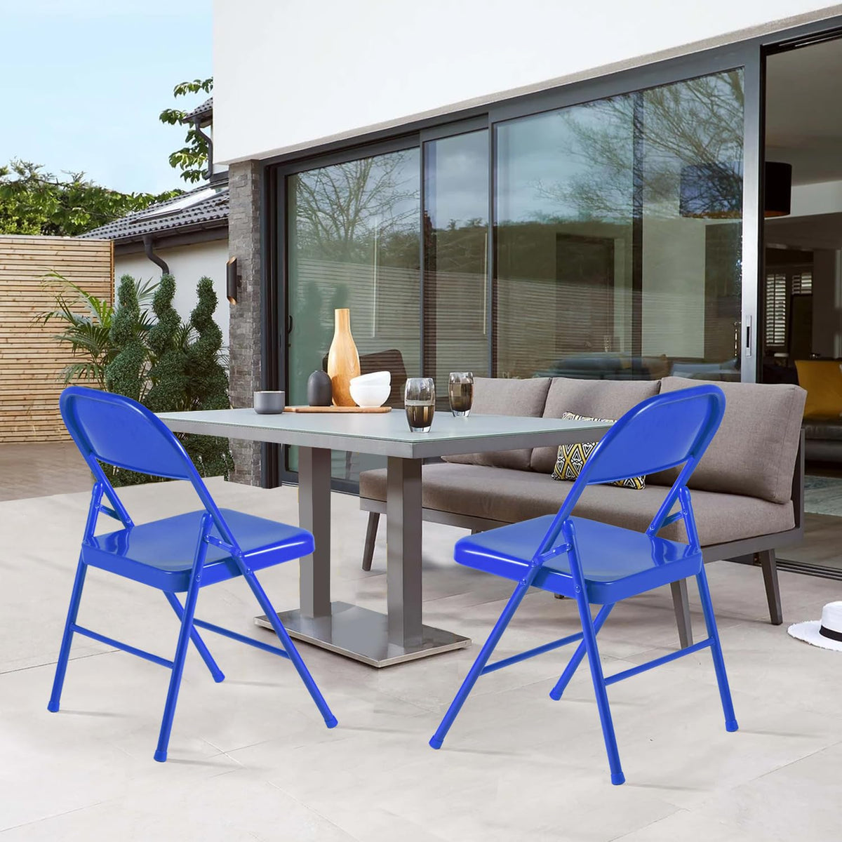 Metal Folding Chairs 4 Pack I8132