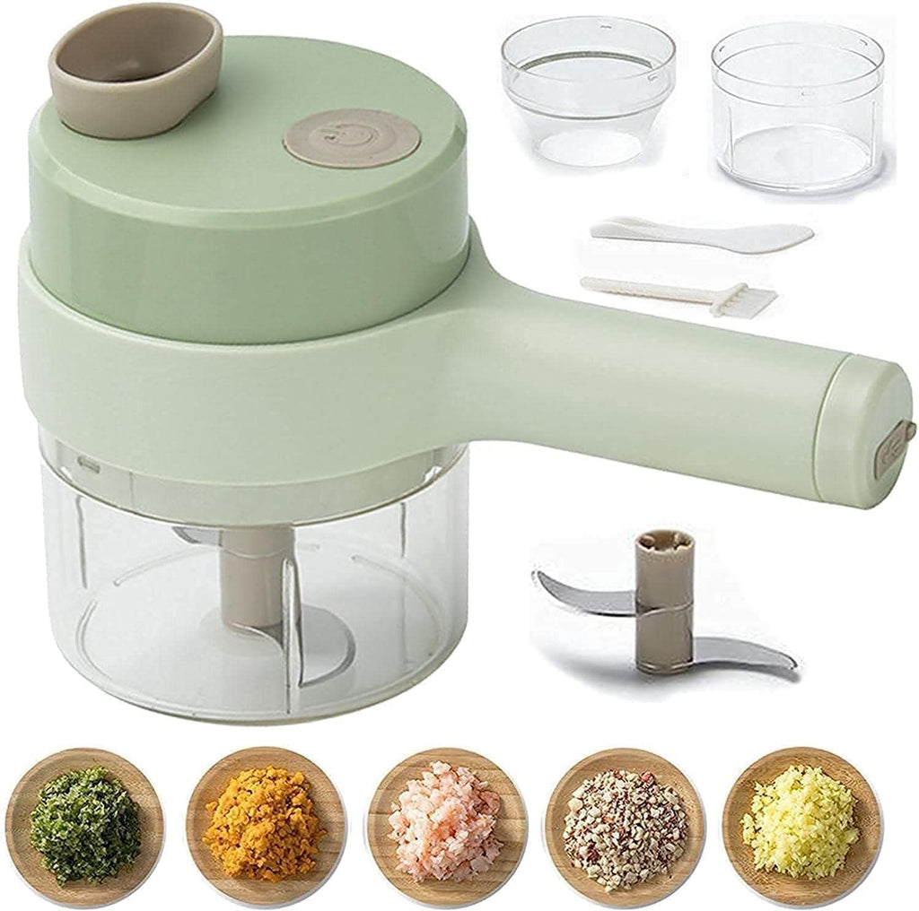 4 in 1 Portable Rechargeable Wireless Electric Vegetable Cutter X1237