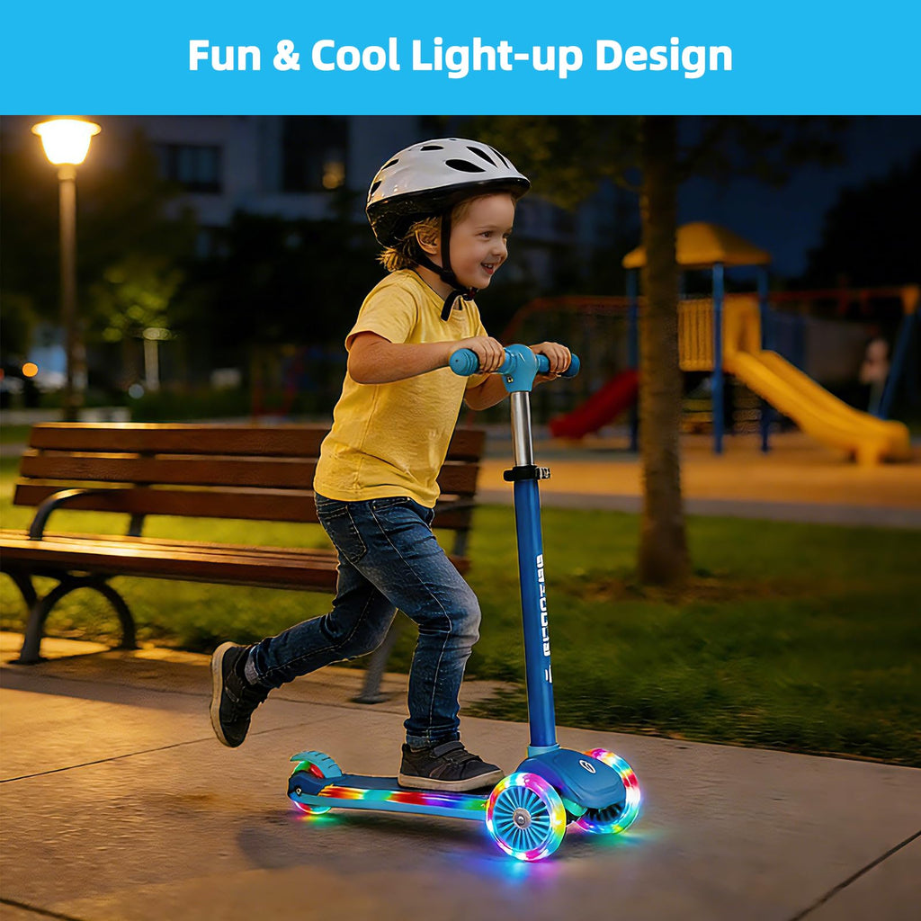 3-Wheel Kids Scooter with Light-Up Wheels K52065