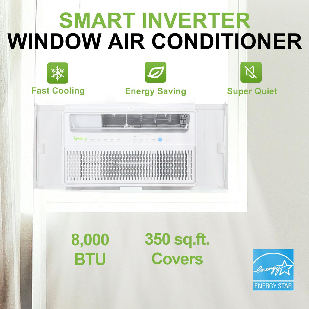 WiFi Enabled 10,000 BTU Smart Inverter Window Air Conditioner N716756