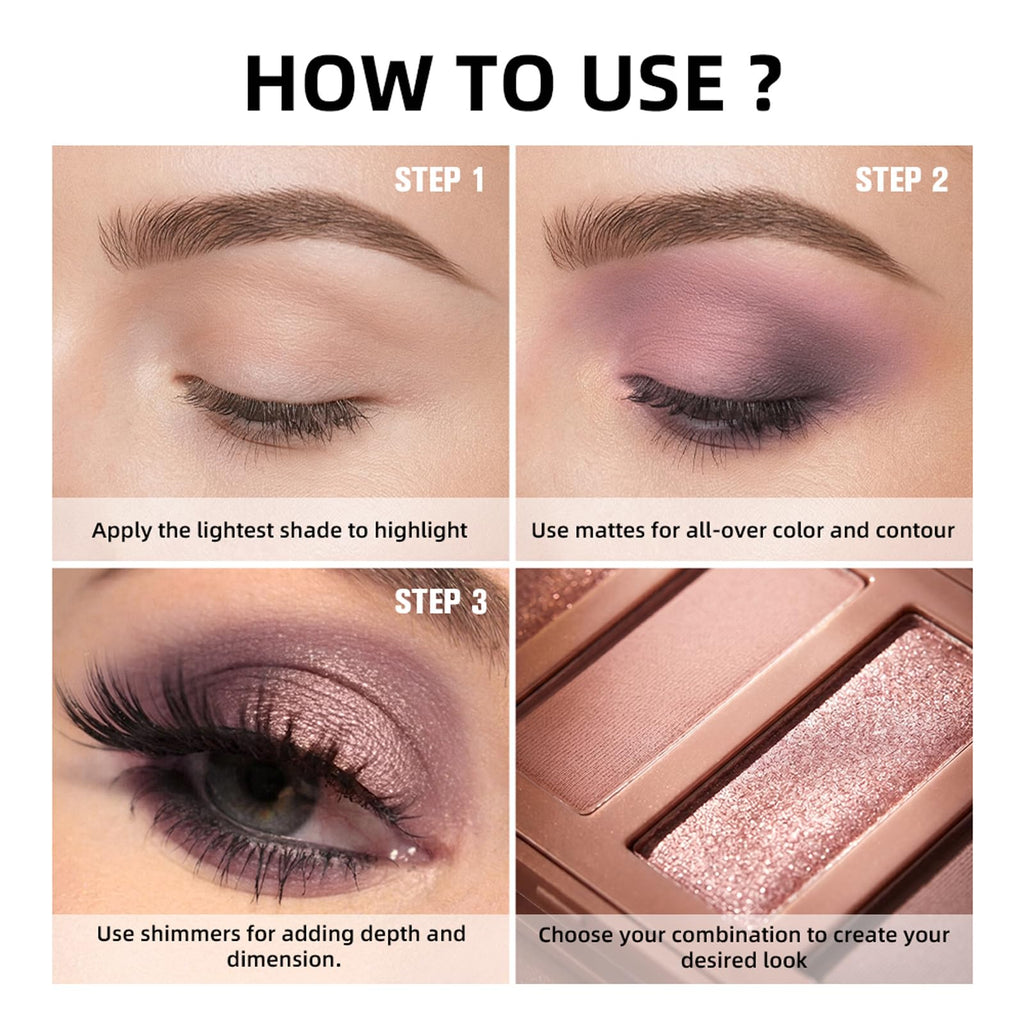Mini 6 Color Matte & Shimmer Eyeshadow Palette Z418