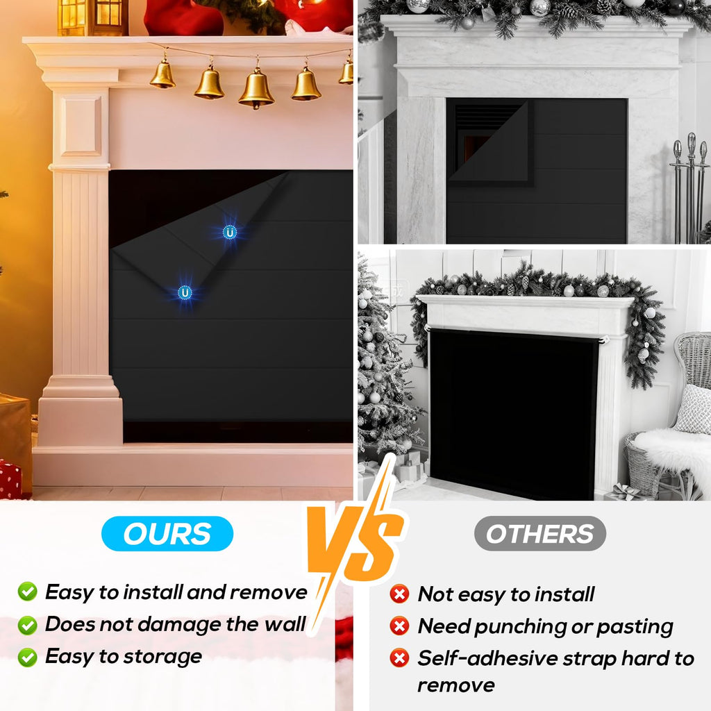 Magnetic Fireplace Cover 36x24 Inch D14347