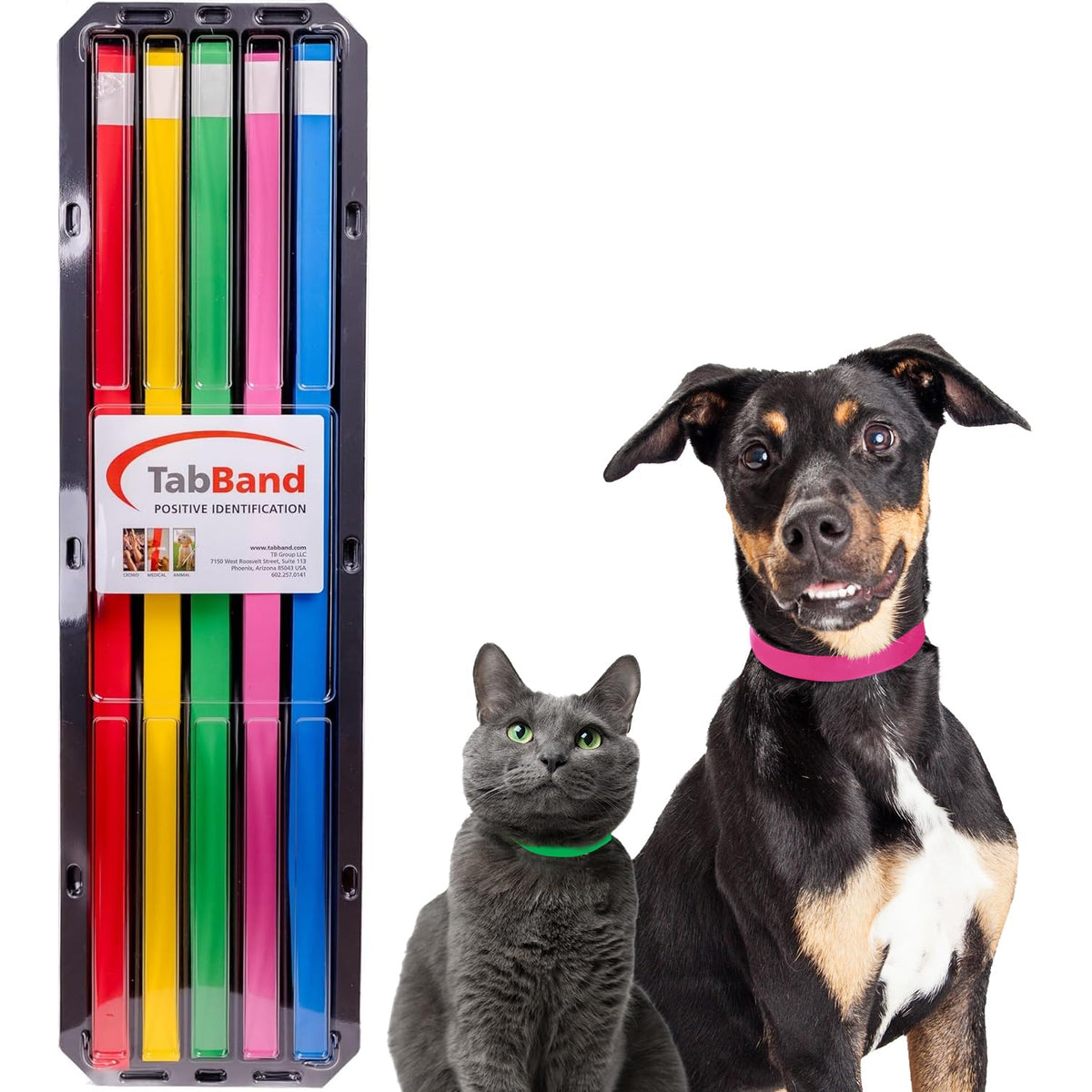 20 Inch 500 Count Waterproof Writable Tear-Resistant Pet ID Collars R499566