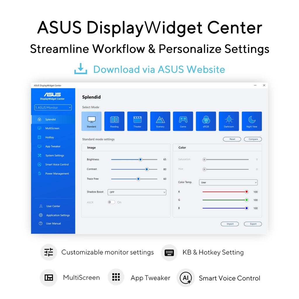 24" 1080P FHD 120Hz IPS Computer Monitor U3068