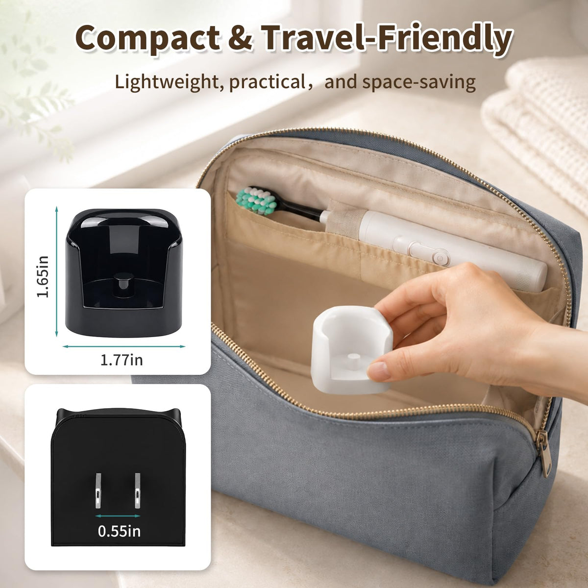 2 Pack Toothbrush Wall Charger H602