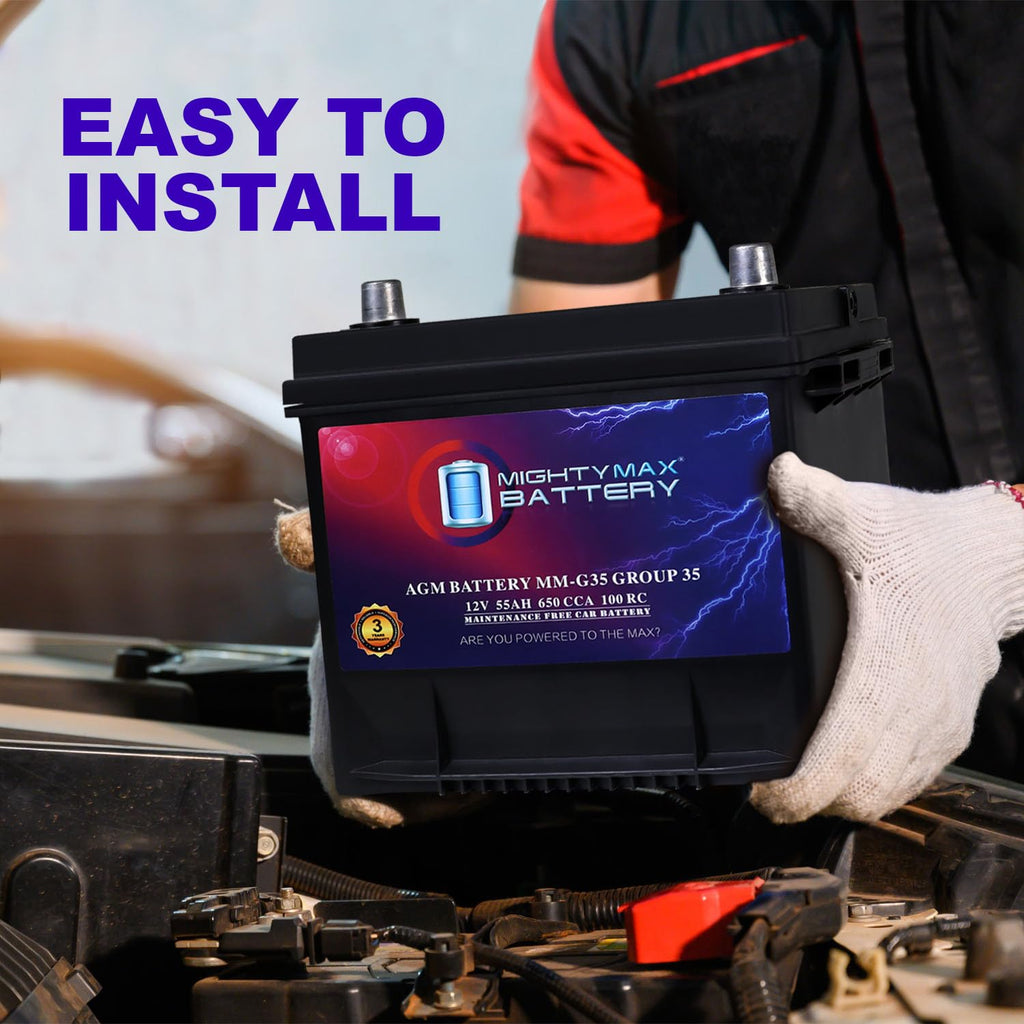 12V 55Ah AGM Replacement Battery V685