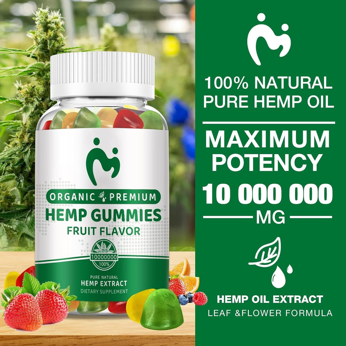 Hemp Gummies 80 Counts J92843