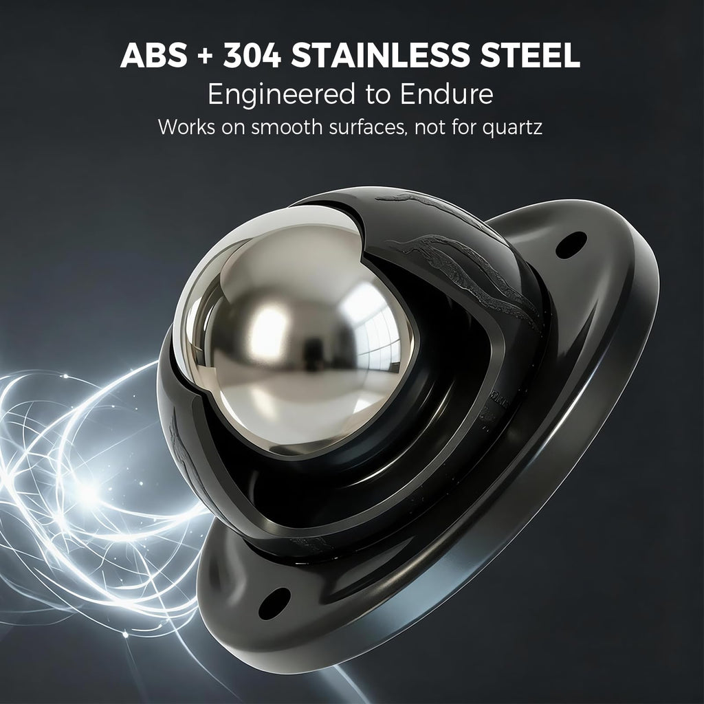 Black 4pcs Self Adhesive Caster Wheels A2258