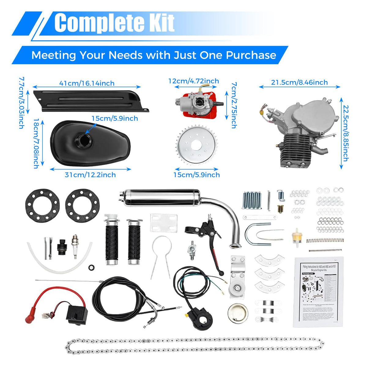 2 Stroke Air Cooling Bicycle Engine Kit S995