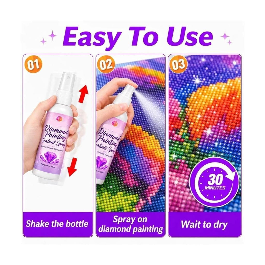 Diamond Painting Sealant Spray 4 Pack Q151